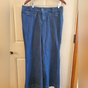 Mossimo Wide Leg Flare Jeans Size 14